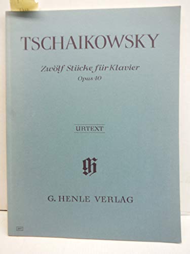Zwölf Stücke für Klavier op. 40: Besetzung: Klavier zu zwei Händen (G. Henle Urtext-Ausgabe) von G. Henle Verlag